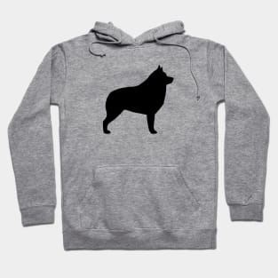 Schipperke Silhouette Hoodie